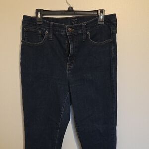 J. Crew Women's Deep Indigo Skinny Jeans